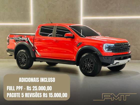 FORD RANGER 3.0 V6 TURBO GASOLINA RAPTOR 4X4 AUTOMÁTICO